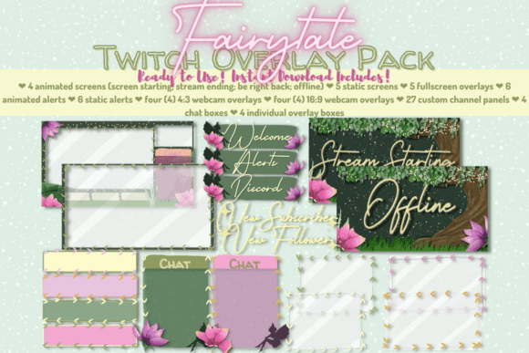 Download Fairytale Twitch Stream Package - Stream Collection