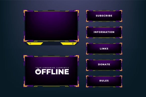 Download Live Streaming Overlay Screen Panel - Stream Collection