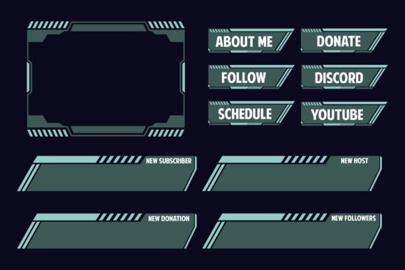 Download Gaming Webcam Elements for Live Streamer - Stream Collection