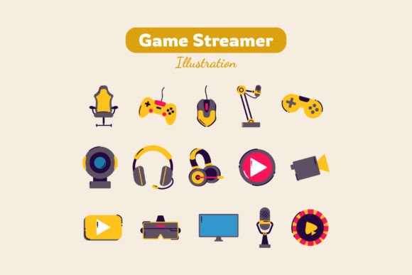 Download Game Streamer Illustration - Stream Collection