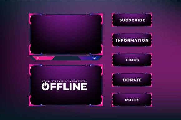 Download Streaming Overlay for Online Gamers - Stream Collection