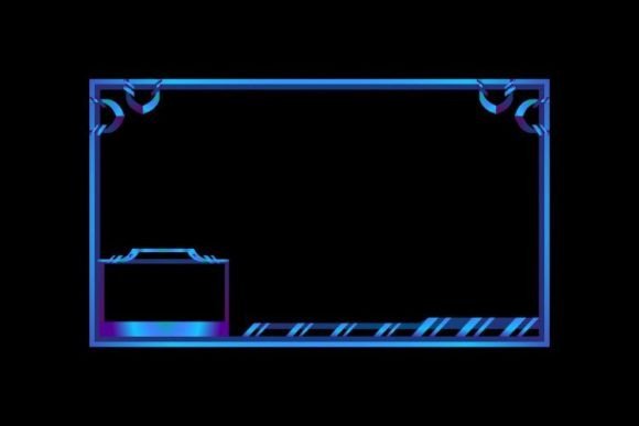 Download Modern Blue Stream Overlay Template - Stream Collection