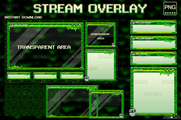 Download Kawaii Twitch Overlay Package Stream - Stream Collection
