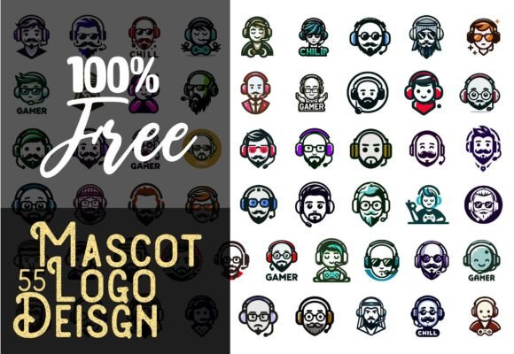 Download 55 Mascot Gaming Logo Bundle | Streamer - Stream Collection
