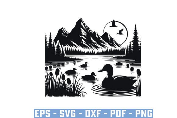 Download Flying Mallard Duck Silhouette Files Svg - Silhouette Collection