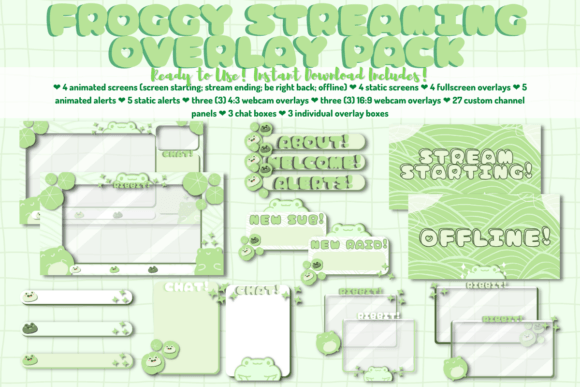 Download Froggy Twitch Stream Package - Stream Collection