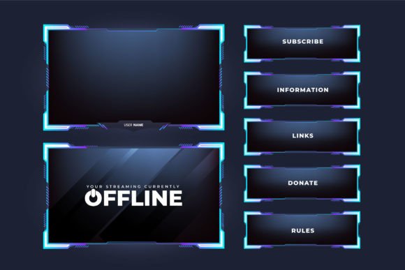 Download Streaming Overlay Gaming Background - Stream Collection