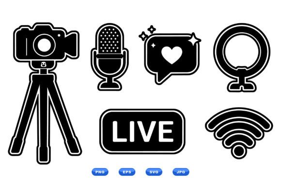 Download Live Stream Icon Pack - Stream Collection