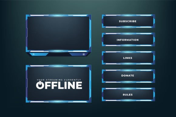 Download Gaming Frame and Streaming Template - Stream Collection