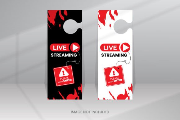 Download Live Streaming Door Hanger Design - Stream Collection