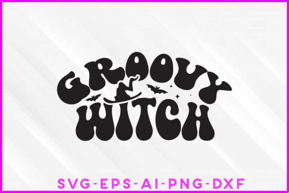 Download Groovy Witch Halloween Design Spooky Tee - Premium Resources